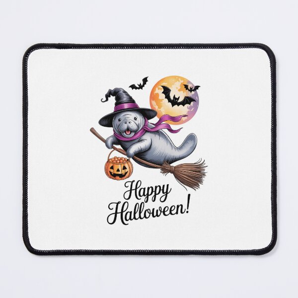 Item preview, Manatee Witch Hat Pumpkin Halloween designed and sold by Formatage.