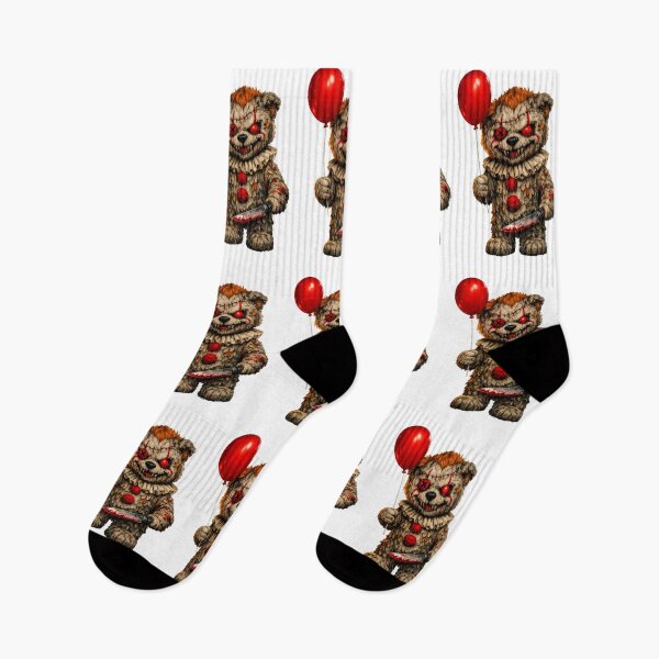 Item preview, Death Bear Clown welcomes you with balloon and bloody knife designed and sold by Gunnar Hermansen.