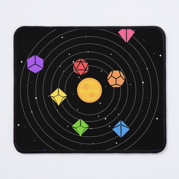 Item preview, Solar System Polyhedral Dice Set Nerdy Tabletop Rpg Gamer designed and sold by afuangvilkas4.
