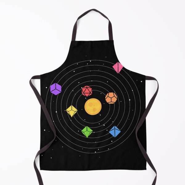 Item preview, Solar System Polyhedral Dice Set Nerdy Tabletop Rpg Gamer designed and sold by afuangvilkas4.