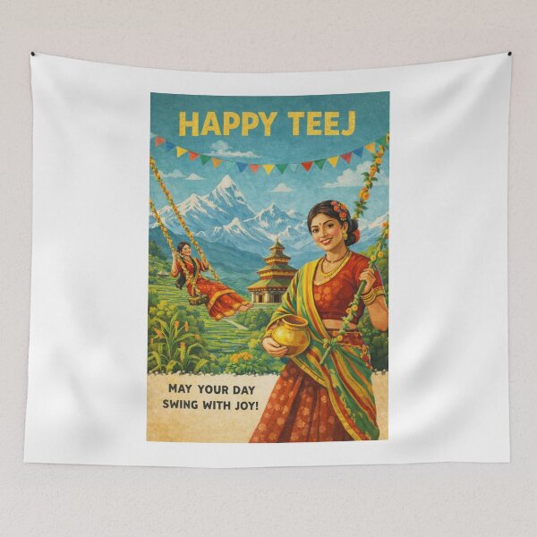 Item preview, Happy Teej Hindu Festival by Wives in Nepal designed and sold by Aryabek.