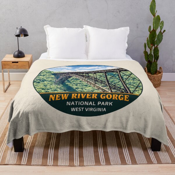 Item preview, New River Gorge National Park Retro Bridge designed and sold by Gideon Emmerich.