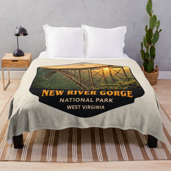 Item preview, New River Gorge National Park Retro Bridge designed and sold by Gideon Emmerich.