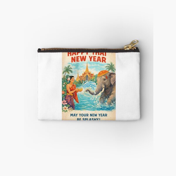 Item preview, Songkran Thai New Year Celebration in Bangkok near Wat Phra Kaew and Chao Phraya River designed and sold by Aryabek.