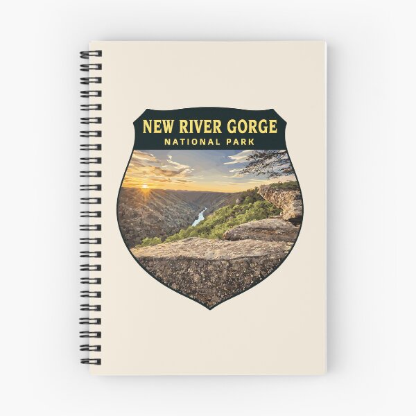 Item preview, New River Gorge National Park Retro Bridge designed and sold by Gideon Emmerich.