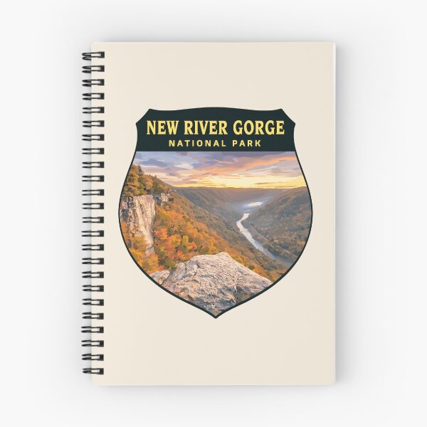 Item preview, New River Gorge National Park Retro Bridge designed and sold by Gideon Emmerich.
