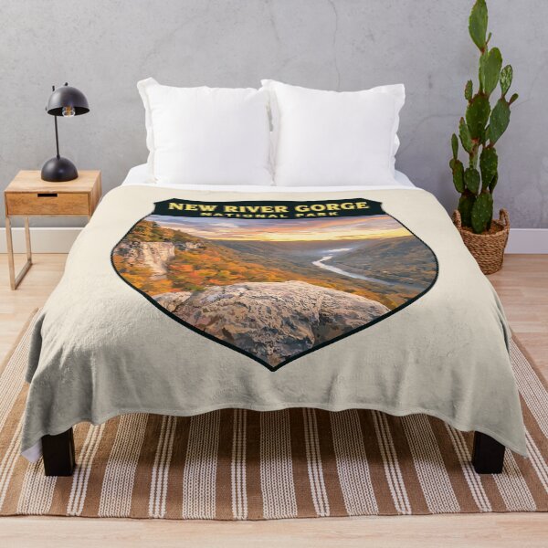 Item preview, New River Gorge National Park Retro Bridge designed and sold by Gideon Emmerich.