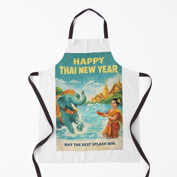 Item preview, Songkran Thai New Year Festival in Bangkok with Wat Arun and Grand Palace designed and sold by Aryabek.