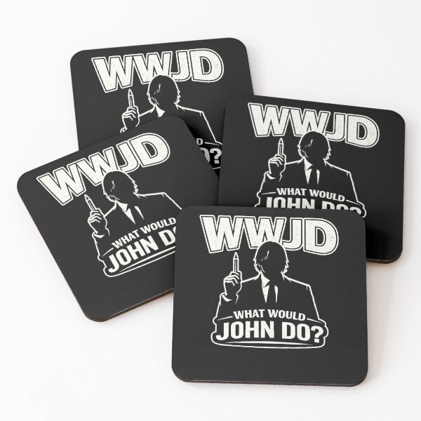 Item preview, WWJD What Would John Do Funny Pencil Assassin Humor designed and sold by Laughprints.