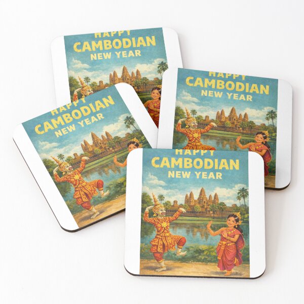 Item preview, Cambodian New Year Celebration in Siem Reap with Angkor Wat and Angkor Thom designed and sold by Aryabek.
