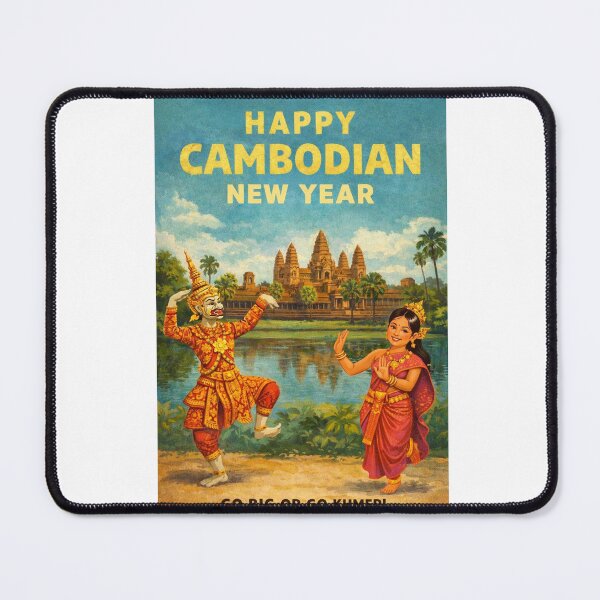Item preview, Cambodian New Year Celebration in Siem Reap with Angkor Wat and Angkor Thom designed and sold by Aryabek.