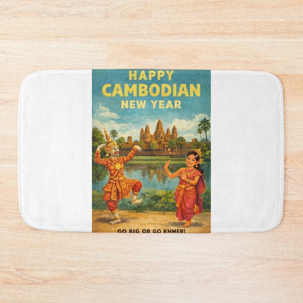 Item preview, Cambodian New Year Celebration in Siem Reap with Angkor Wat and Angkor Thom designed and sold by Aryabek.