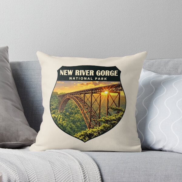 Item preview, New River Gorge National Park Retro Bridge designed and sold by Gideon Emmerich.