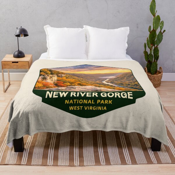 Item preview, New River Gorge National Park Retro Bridge designed and sold by Gideon Emmerich.