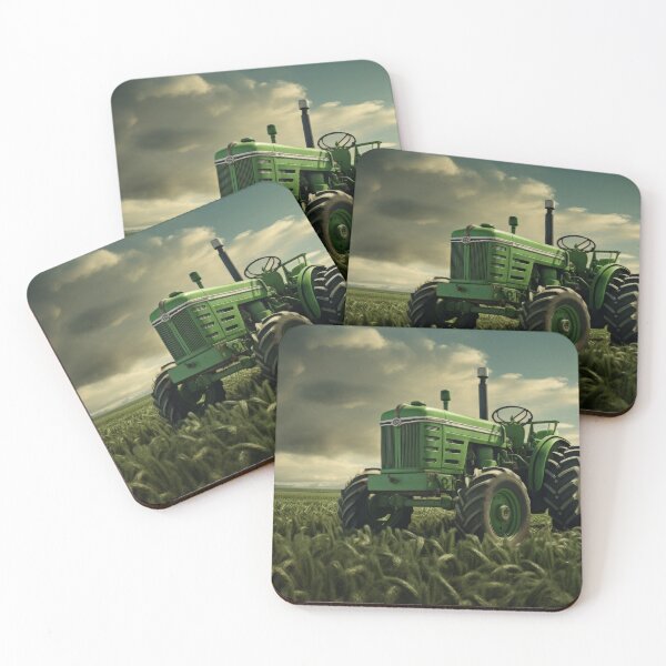 Item preview, Vintage Green Tractor designed and sold by pinkal.