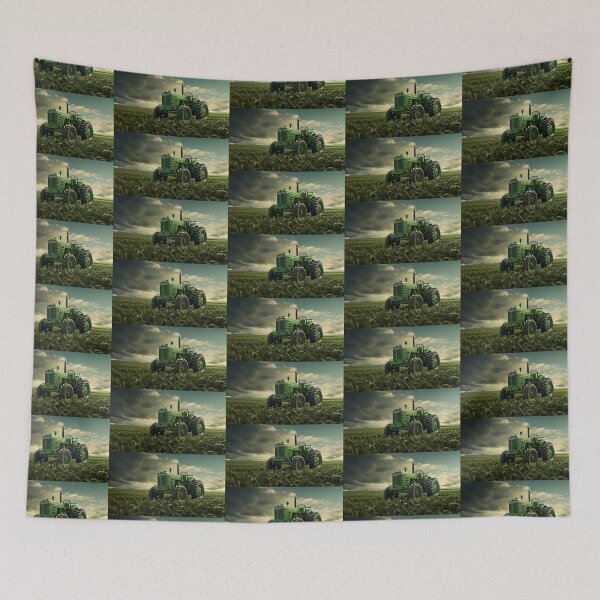 Item preview, Vintage Green Tractor designed and sold by pinkal.