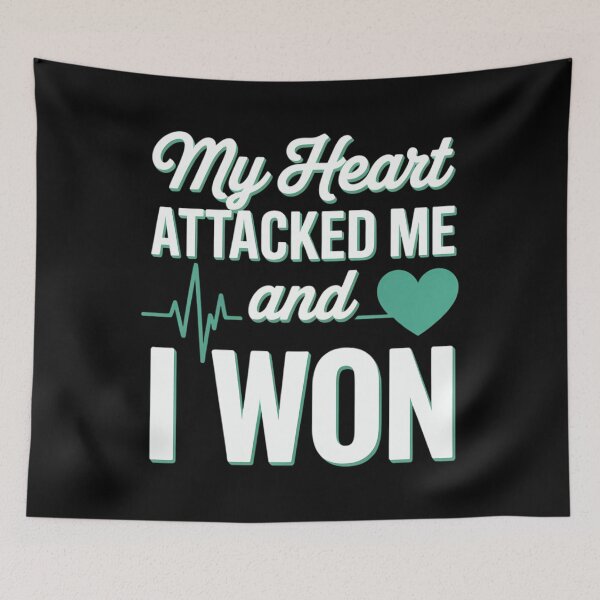 Item preview, My Heart Attacked Me And I Won - Heart Attack Survivor designed and sold by Formatage.