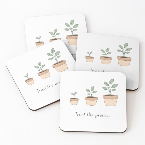 Item preview, Trust the Process – Plant Growth Stages Illustration designed and sold by VeroChaos.