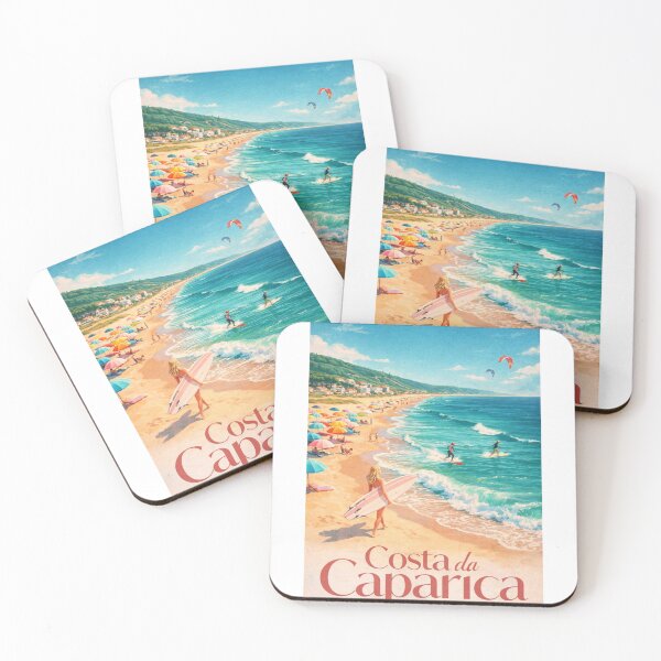 Item preview, Costa da Caparica Surf Coast Lisbon District Atlantic Beaches and Almada Coastline designed and sold by Aryabek.