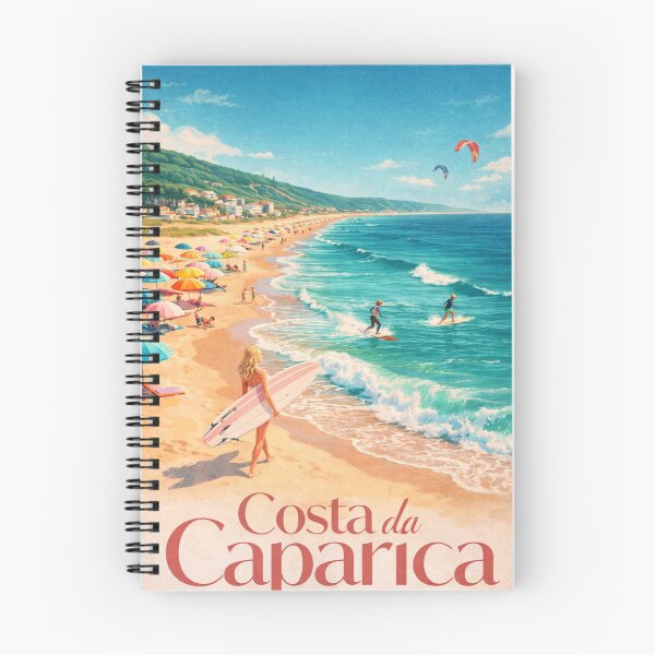 Item preview, Costa da Caparica Surf Coast Lisbon District Atlantic Beaches and Almada Coastline designed and sold by Aryabek.