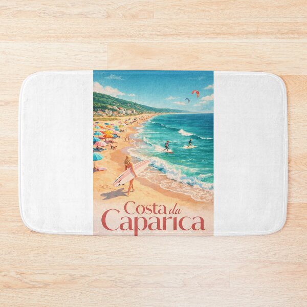 Item preview, Costa da Caparica Surf Coast Lisbon District Atlantic Beaches and Almada Coastline designed and sold by Aryabek.