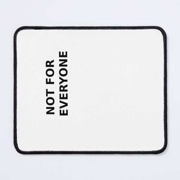 Item preview, Not For Everyone – Minimalist Dark Aesthetic Quote Design designed and sold by IrynaLineArt.