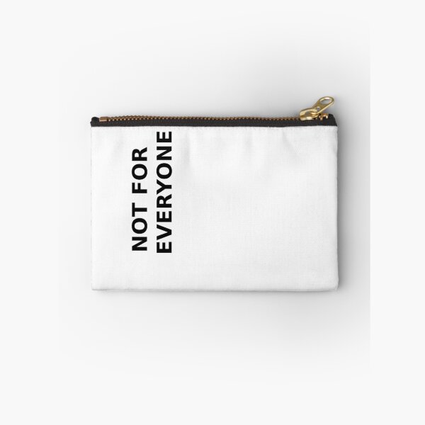 Item preview, Not For Everyone – Minimalist Dark Aesthetic Quote Design designed and sold by IrynaLineArt.