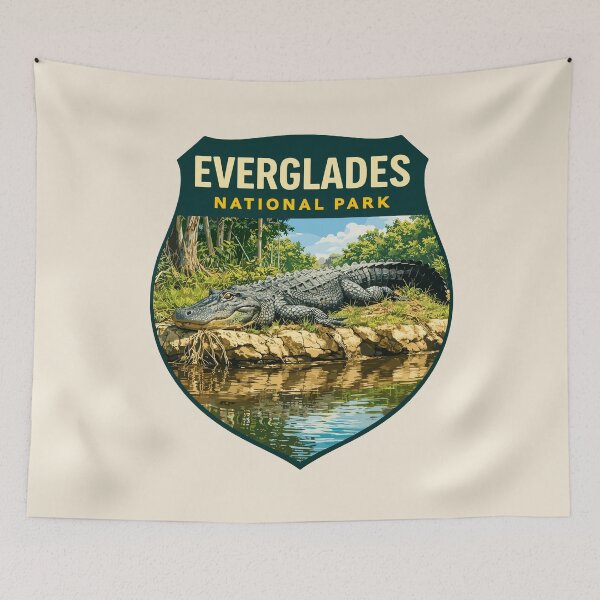 Item preview, Everglades National Park Wildlife Retro Florida designed and sold by Gideon Emmerich.