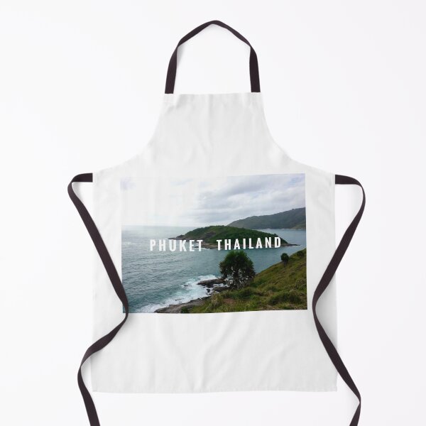 Item preview, dramatic coastal view of Promthep Cape with dark storm clouds, turquoise sea, and palm trees, creating a powerful and scenic landscape of southern Thailand designed and sold by pipikijung.