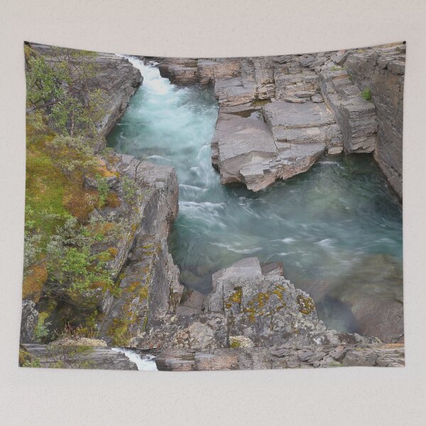 Item preview, Sweden landscape, canyon river Abiskojakka, Original photography designed and sold by studio838.