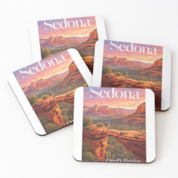 Item preview, Devils Bridge Sedona Arizona Red Rock Arch Over Verde Valley and Oak Creek Canyon designed and sold by Aryabek.