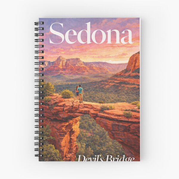 Item preview, Devils Bridge Sedona Arizona Red Rock Arch Over Verde Valley and Oak Creek Canyon designed and sold by Aryabek.