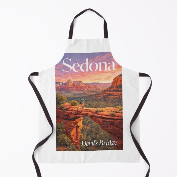 Item preview, Devils Bridge Sedona Arizona Red Rock Arch Over Verde Valley and Oak Creek Canyon designed and sold by Aryabek.