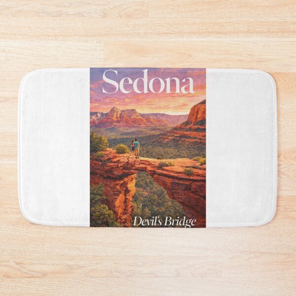 Item preview, Devils Bridge Sedona Arizona Red Rock Arch Over Verde Valley and Oak Creek Canyon designed and sold by Aryabek.
