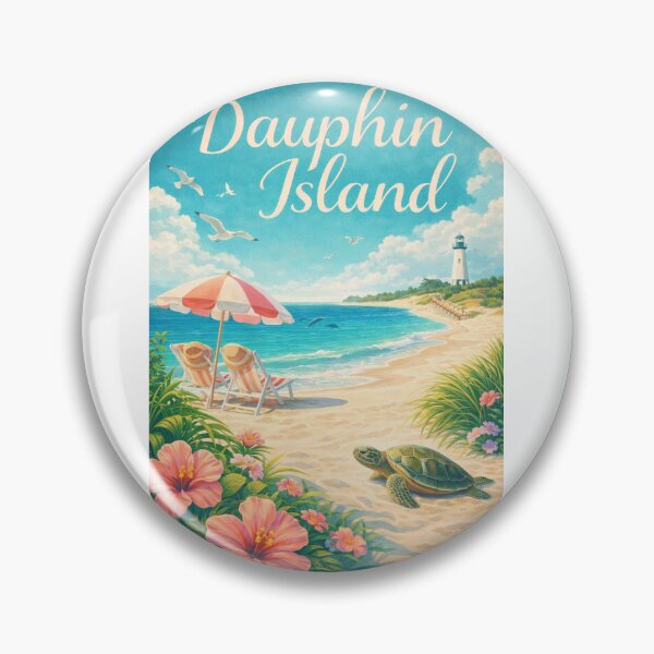 Item preview, Dauphin Island Alabama Gulf Coast Mobile Bay and Fort Gaines Lighthouse Shore designed and sold by Aryabek.