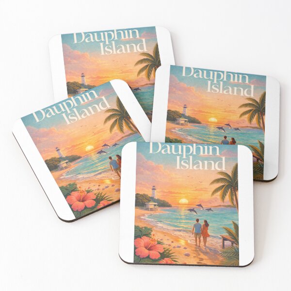 Item preview, Dauphin Island Alabama Gulf Coast Sunset near Fort Gaines and Mobile Bay designed and sold by Aryabek.