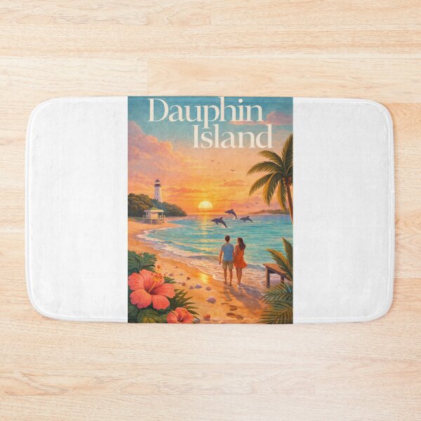 Item preview, Dauphin Island Alabama Gulf Coast Sunset near Fort Gaines and Mobile Bay designed and sold by Aryabek.
