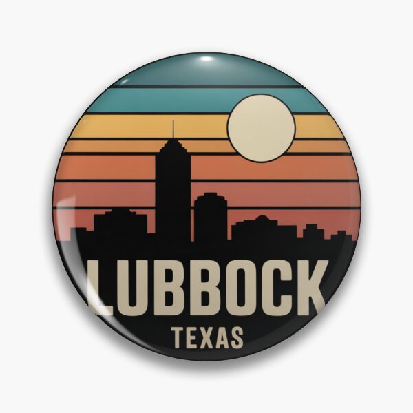 Item preview, Lubbock Texas: Sunset Skyline Teal Amber designed and sold by CircinusStore.