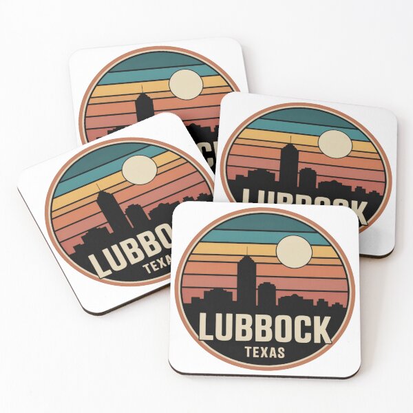 Item preview, Lubbock Texas: Sunset Skyline Teal Amber designed and sold by CircinusStore.
