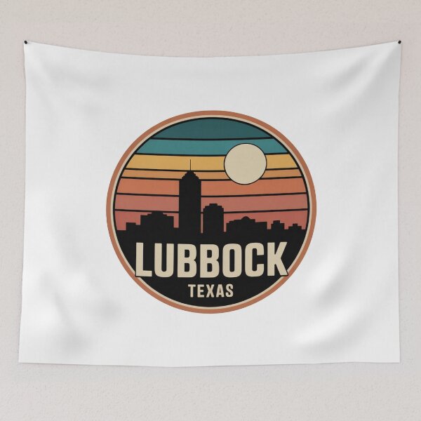 Item preview, Lubbock Texas: Sunset Skyline Teal Amber designed and sold by CircinusStore.