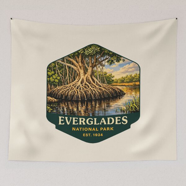 Item preview, Everglades National Park Wildlife Retro Florida designed and sold by Gideon Emmerich.