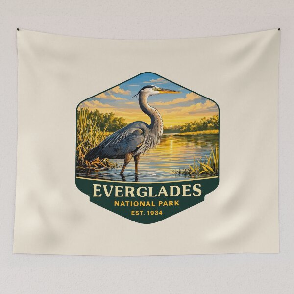 Item preview, Everglades National Park Wildlife Retro Florida designed and sold by Gideon Emmerich.