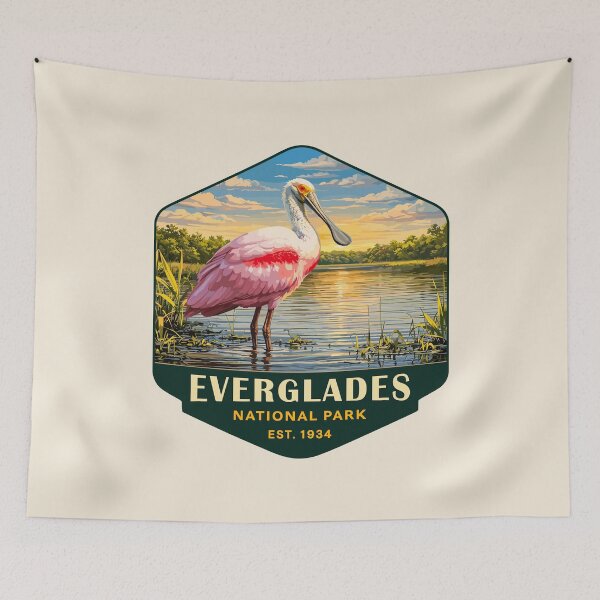Item preview, Everglades National Park Wildlife Retro Florida designed and sold by Gideon Emmerich.