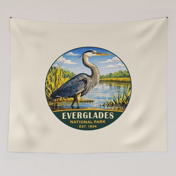 Item preview, Everglades National Park Wildlife Retro Florida designed and sold by Gideon Emmerich.