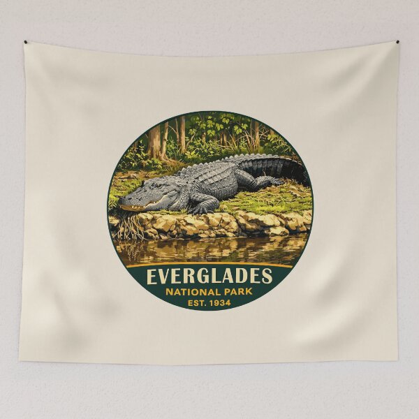 Item preview, Everglades National Park Wildlife Retro Florida designed and sold by Gideon Emmerich.