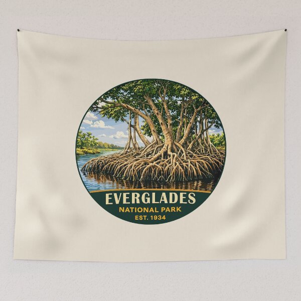 Item preview, Everglades National Park Wildlife Retro Florida designed and sold by Gideon Emmerich.