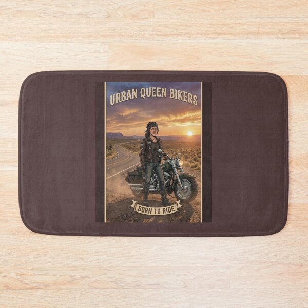 Item preview, Urban Queen Bikers - Open Road Desert Sunset Poster designed and sold by HALYNA070824.