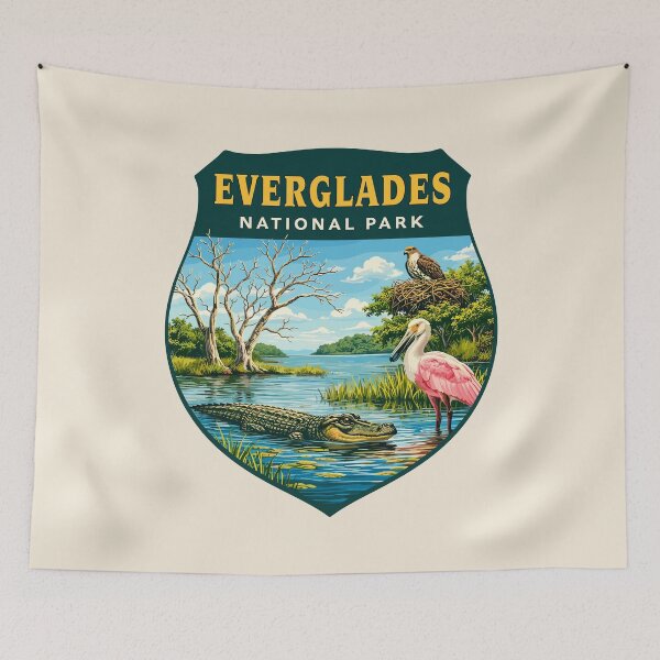Item preview, Everglades National Park Wildlife Retro Florida designed and sold by Gideon Emmerich.