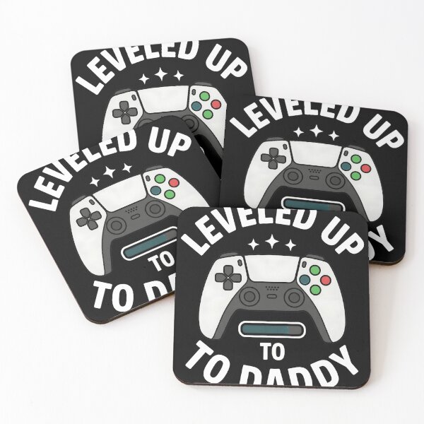 Item preview, Leveled Up To Dad Tee | Controller Loading Bar New Dad Announcement Shirt | Gamer Fatherhood Gift Idea designed and sold by Dmo3HarkoArt.
