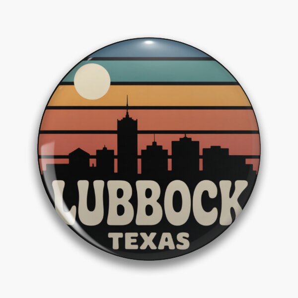 Item preview, Lubbock Texas: Sunset Skyline Groovy Double Ring designed and sold by CircinusStore.